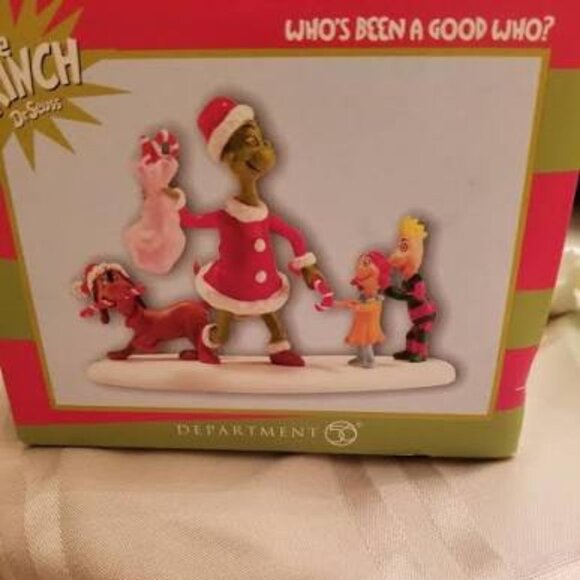 Department 56 Grinch Village Who' Been a good who? - Picture 1 of 2